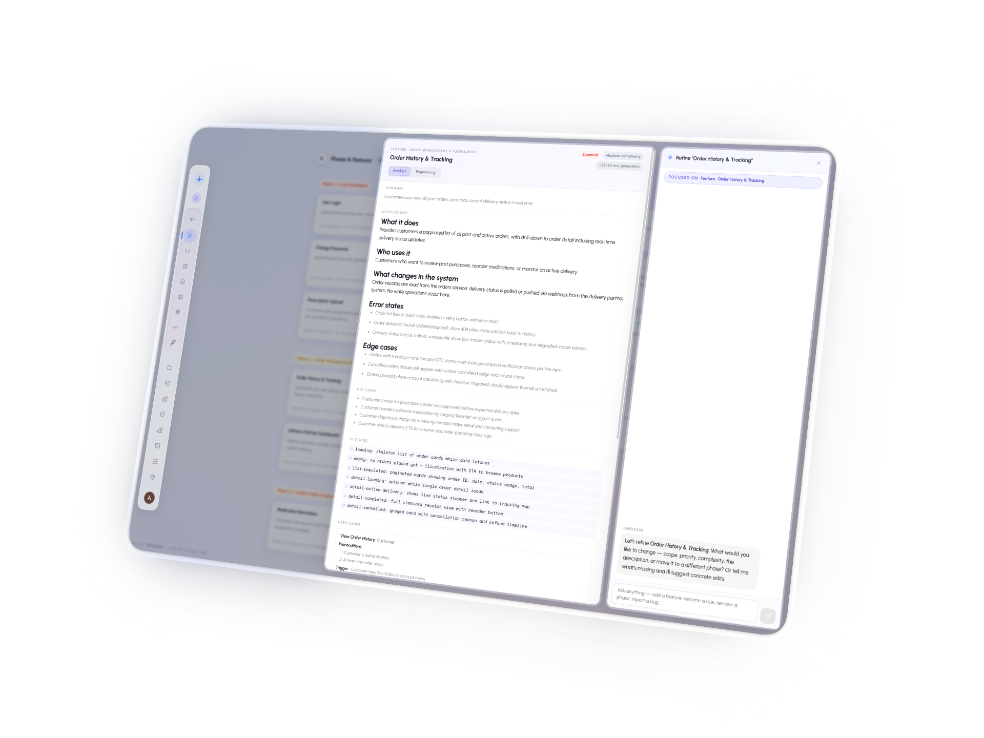 OneSpark interface screenshot 12